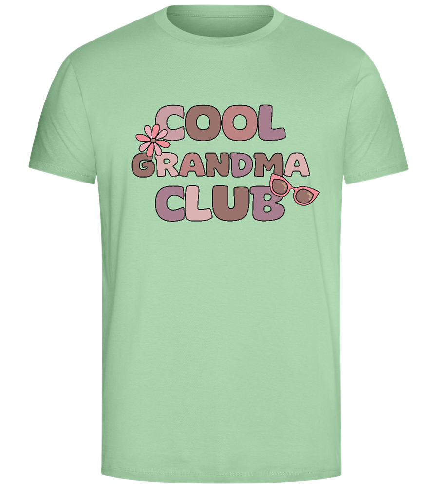 Cool Grandma Club 2 Design - Comfort Unisex T-Shirt_ICE GREEN_front