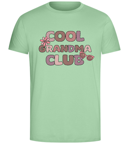 Cool Grandma Club 2 Design - Comfort Unisex T-Shirt_ICE GREEN_front