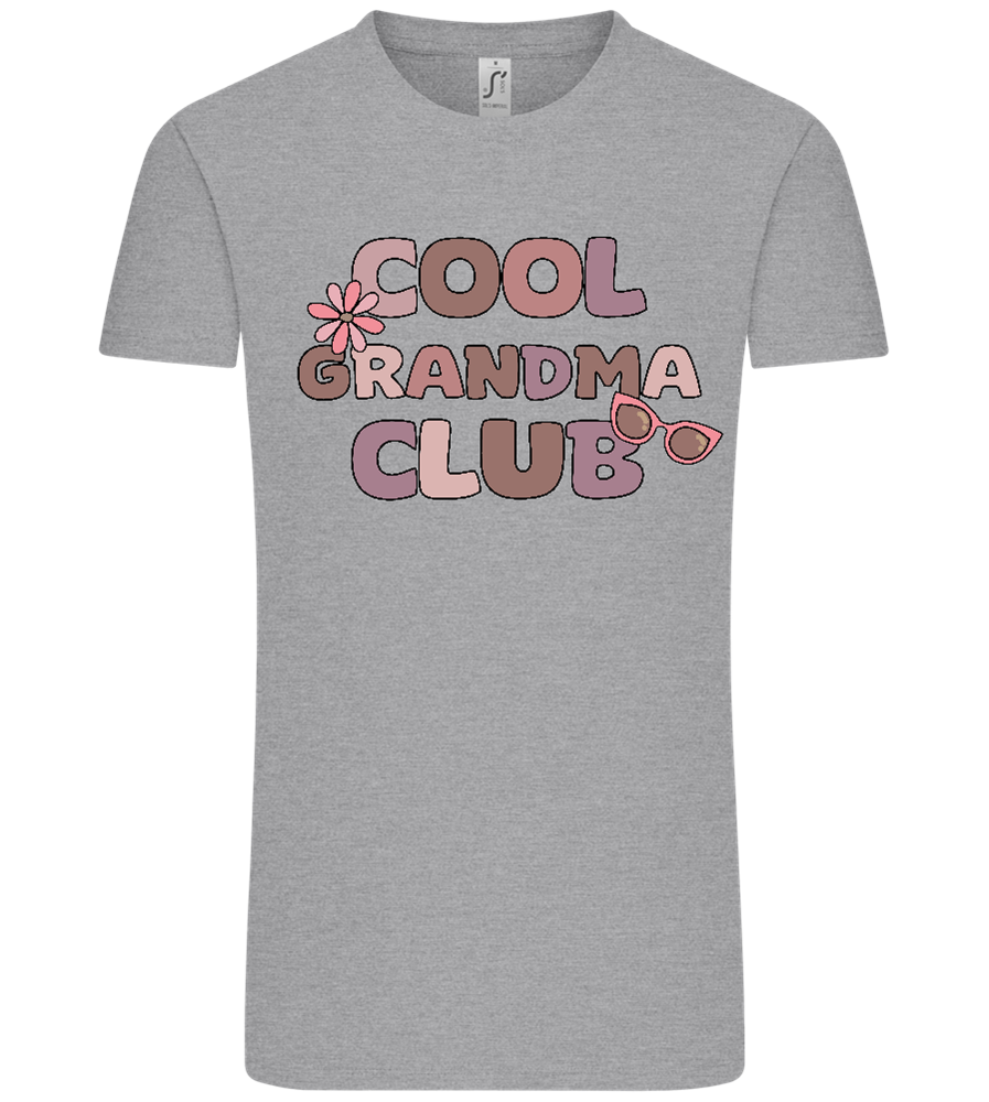 Cool Grandma Club 2 Design - Comfort Unisex T-Shirt_ORION GREY_front