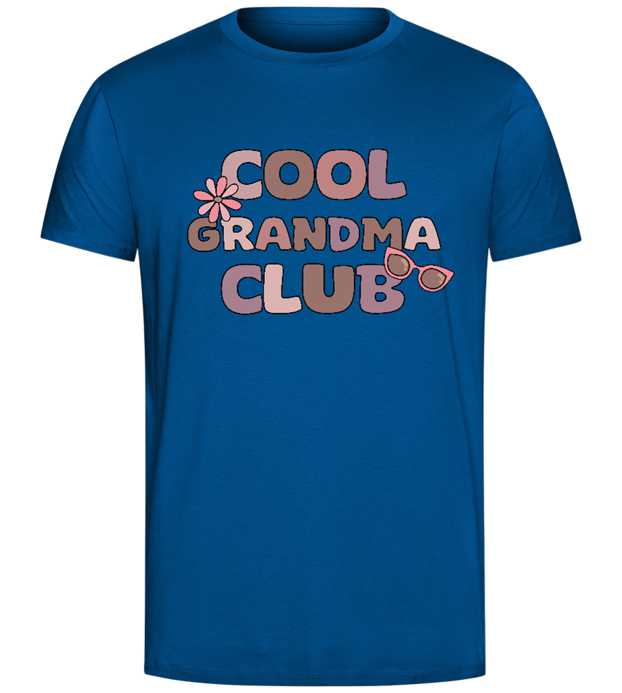 Cool Grandma Club 2 Design - Comfort Unisex T-Shirt_ROYAL_front