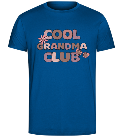 Cool Grandma Club 2 Design - Comfort Unisex T-Shirt_ROYAL_front