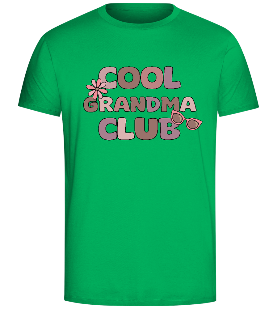 Cool Grandma Club 2 Design - Comfort Unisex T-Shirt_SPRING GREEN_front