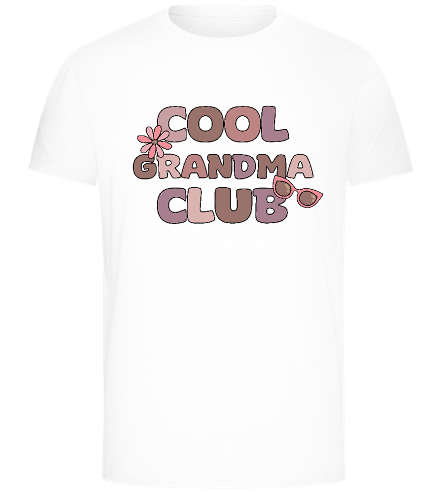 Cool Grandma Club 2 Design - Comfort Unisex T-Shirt_WHITE_front