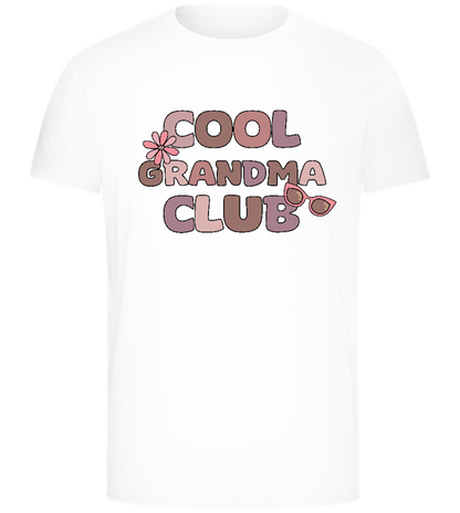 Cool Grandma Club 2 Design - Comfort Unisex T-Shirt_WHITE_front