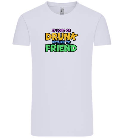 Return to Friend Design - Comfort Unisex T-Shirt_LILAK_front