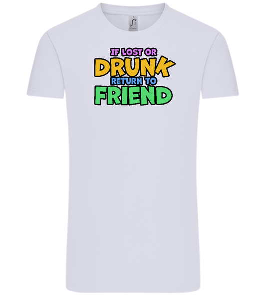 Return to Friend Design - Comfort Unisex T-Shirt_LILAK_front