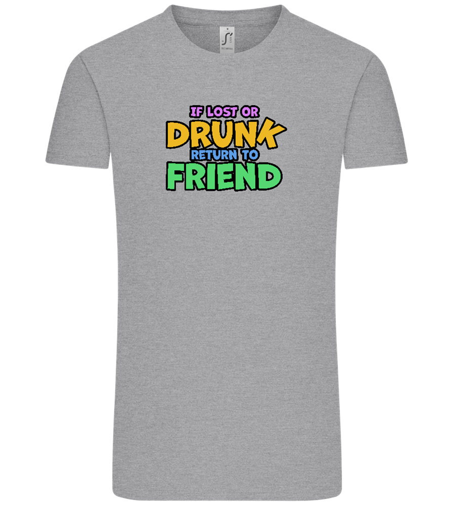 Return to Friend Design - Comfort Unisex T-Shirt_ORION GREY_front