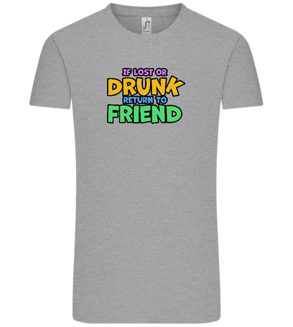 Return to Friend Design - Comfort Unisex T-Shirt_ORION GREY_front