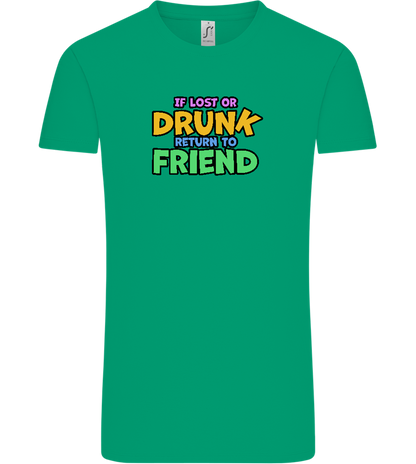 Return to Friend Design - Comfort Unisex T-Shirt_SPRING GREEN_front