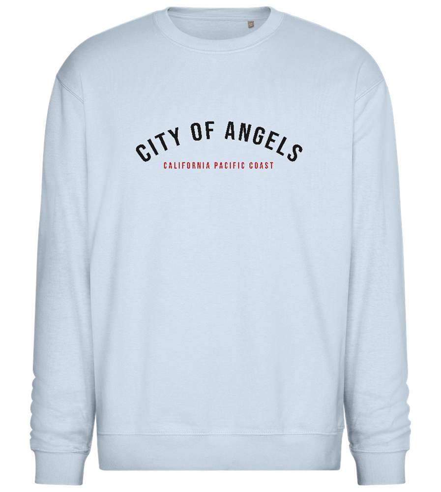 City of Angels Design - Comfort Essential Unisex Sweater_CREAMY BLUE_front