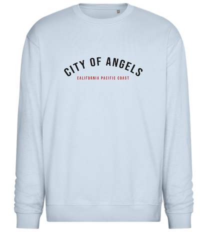 City of Angels Design - Comfort Essential Unisex Sweater_CREAMY BLUE_front