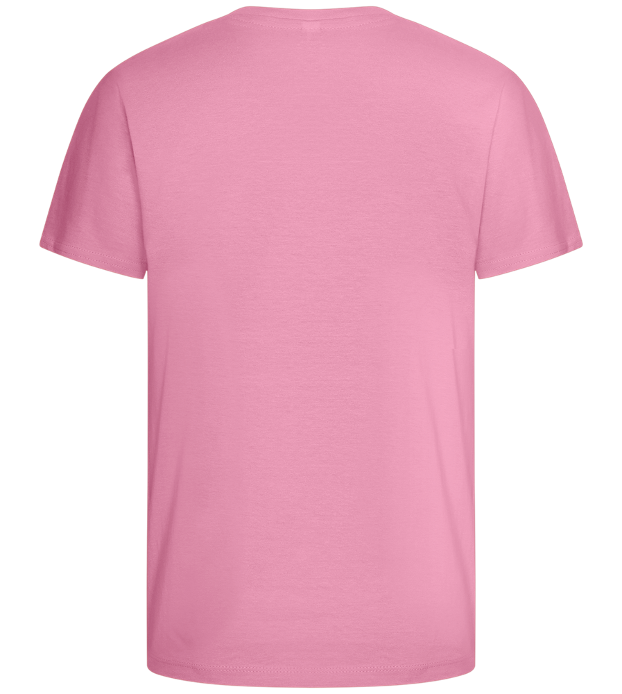 Winking Smiley Design - Basic kids t-shirt_PINK ORCHID_back