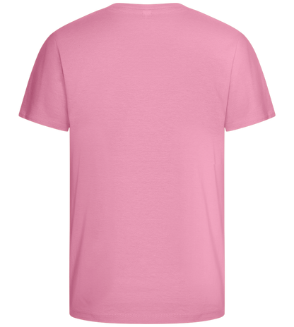 Winking Smiley Design - Basic kids t-shirt_PINK ORCHID_back