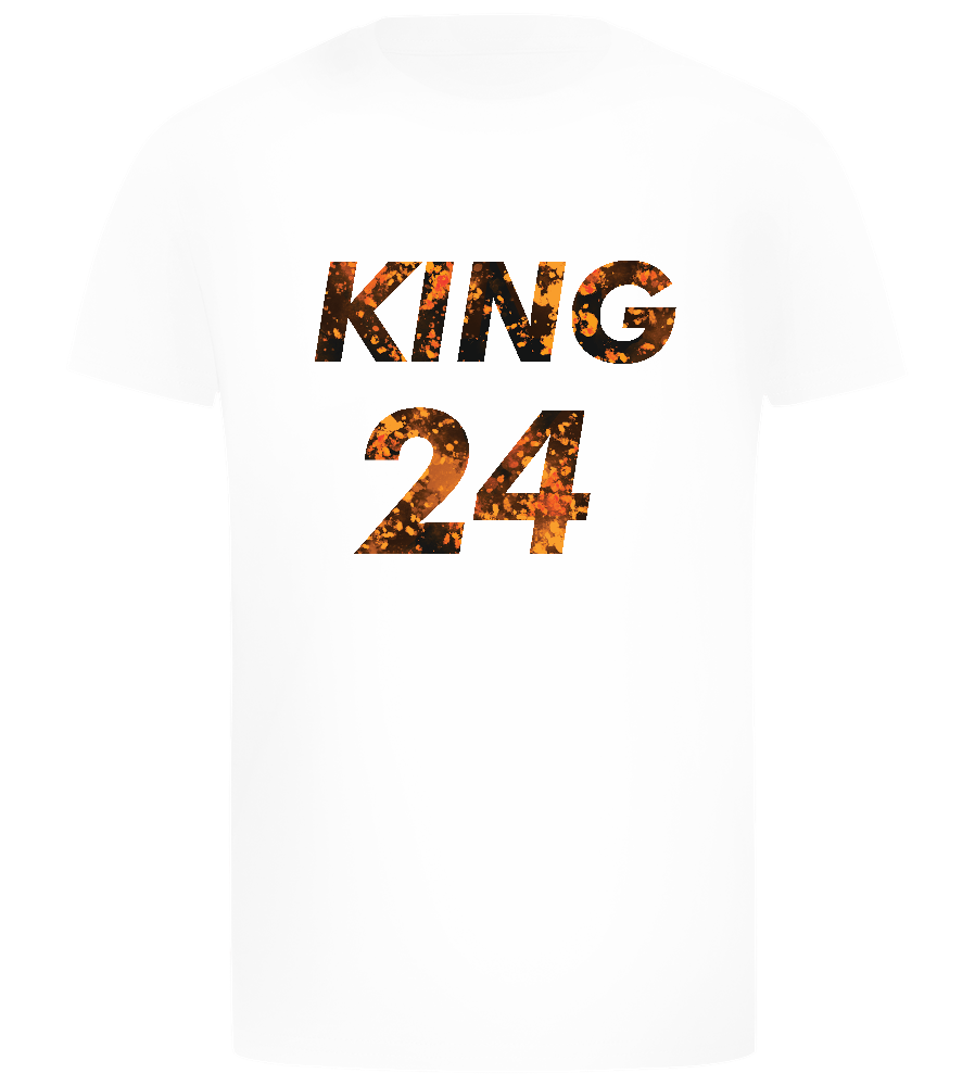 KING 24 Design - Comfort boys fitted t-shirt_WHITE_front