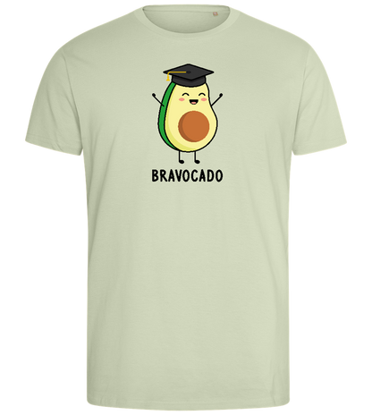 Graduation Bravocado Design - Comfort men's fitted t-shirt_SILESTONE_front