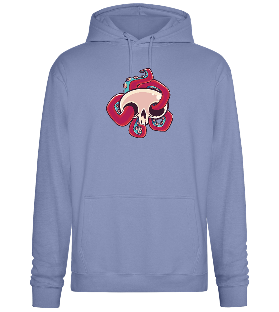 Squid Skull Design - Premium Essential Unisex Hoodie_BLUE_front