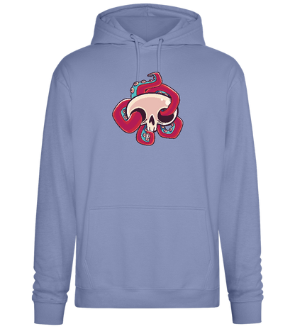 Squid Skull Design - Premium Essential Unisex Hoodie_BLUE_front