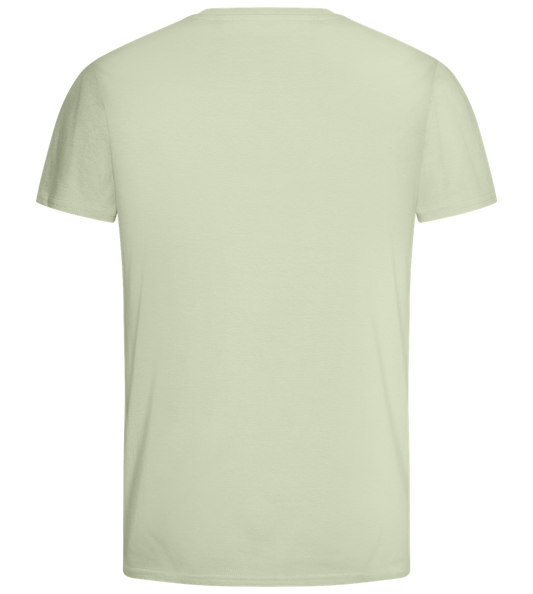 Whiskey Glass Design - Basic men's fitted t-shirt_SILESTONE_back