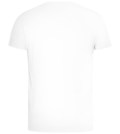 Kaffeeüberdosis Design - Comfort men's t-shirt_WHITE_back