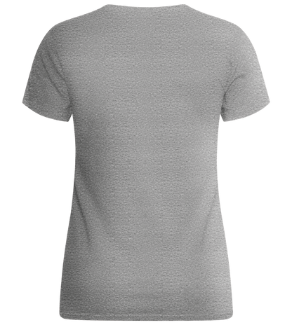 Invasion Ufo Design - Basic women's fitted t-shirt_ORION GREY_back