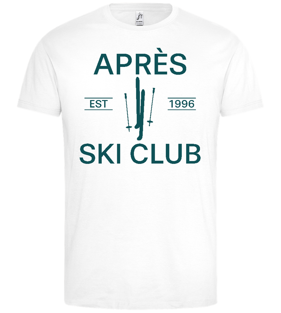 Après Ski Club Design - Premium men's t-shirt_WHITE_front