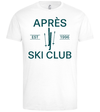 Après Ski Club Design - Premium men's t-shirt_WHITE_front