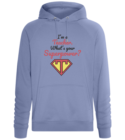 What's Your Superpower Design - Comfort unisex hoodie_BLUE_front