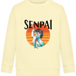 Senpai Sunset Design - Comfort Kids Sweater_AMARELO CLARO_front