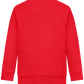 Senpai Sunset Design - Comfort Kids Sweater_BRIGHT RED_back