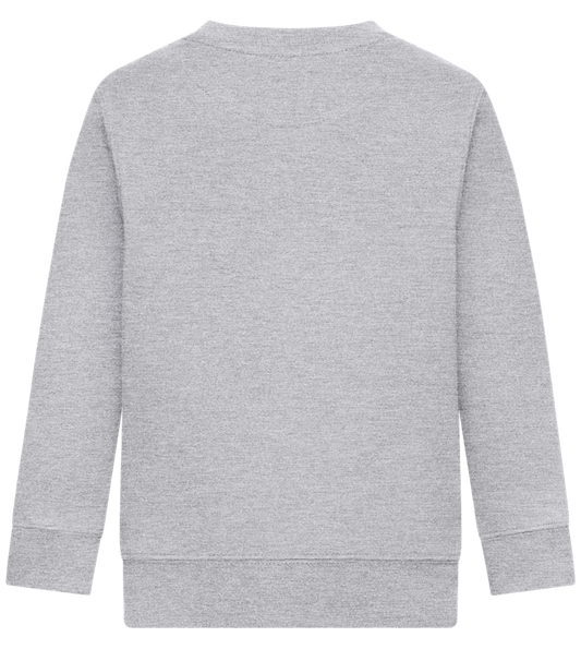 Senpai Sunset Design - Comfort Kids Sweater_ORION GREY II_back