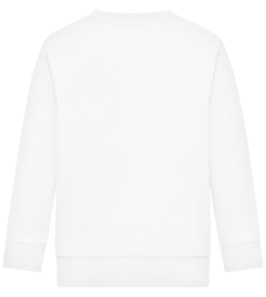 Senpai Sunset Design - Comfort Kids Sweater_WHITE_back