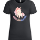 Cool Big Sister Unicorn Design - Premium women's t-shirt_DARK GRAY_front