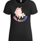 Cool Big Sister Unicorn Design - Premium women's t-shirt_DEEP BLACK_front