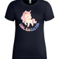 Cool Big Sister Unicorn Design - Premium women's t-shirt_FRENCH NAVY_front