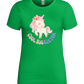 Cool Big Sister Unicorn Design - Premium women's t-shirt_MEADOW GREEN_front