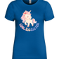 Cool Big Sister Unicorn Design - Premium women's t-shirt_ROYAL_front