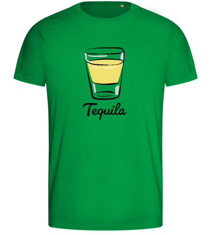 You're the Tequila Design - Basic men's fitted t-shirt_MEADOW GREEN_front