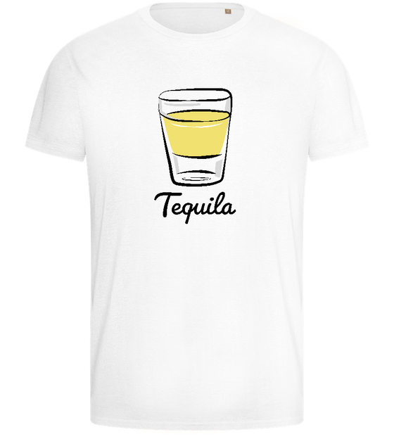 You're the Tequila Design - Basic men's fitted t-shirt_WHITE_front