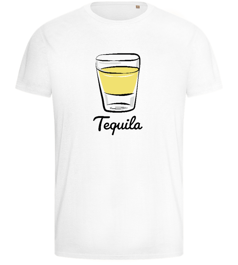 You're the Tequila Design - Basic men's fitted t-shirt_WHITE_front