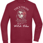 Thick Thighs Design - Comfort Essential Unisex Sweater_BORDEAUX_front