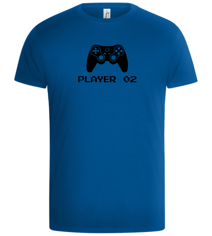 Player 2 Game Design - Basic Unisex T-Shirt_ROYAL_front