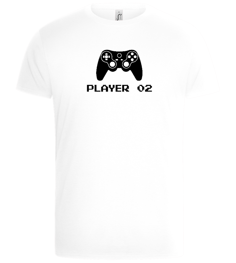 Player 2 Game Design - Basic Unisex T-Shirt_WHITE_front