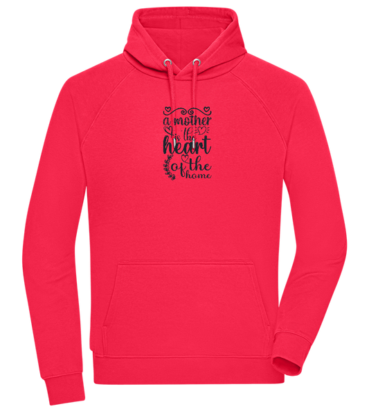 Heart of the Home Design - Comfort unisex hoodie_RED_front