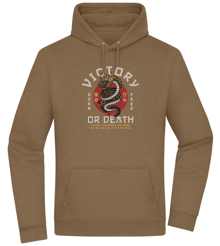 Victory Dragon Design - Premium Essential Unisex Hoodie_ARMY_front