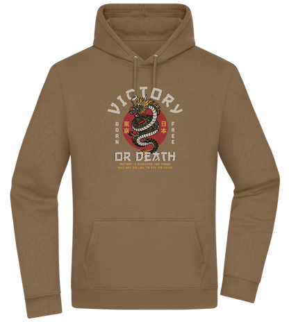 Victory Dragon Design - Premium Essential Unisex Hoodie_ARMY_front