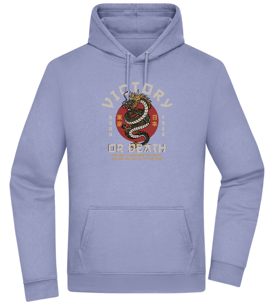 Victory Dragon Design - Premium Essential Unisex Hoodie_BLUE_front