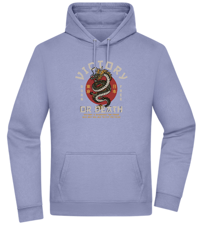 Victory Dragon Design - Premium Essential Unisex Hoodie_BLUE_front