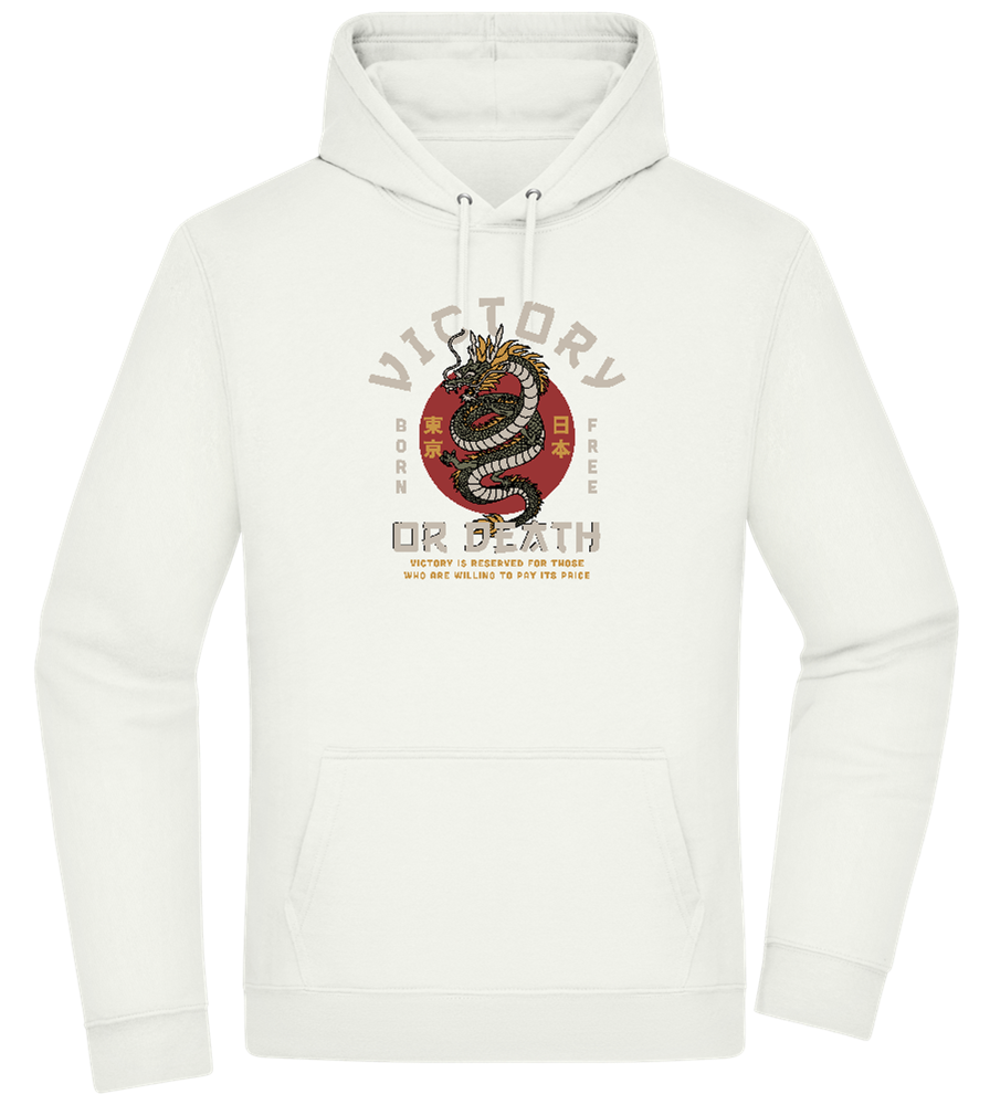 Victory Dragon Design - Premium Essential Unisex Hoodie_CREAMY GREEN_front