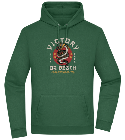 Victory Dragon Design - Premium Essential Unisex Hoodie_GREEN BOTTLE_front