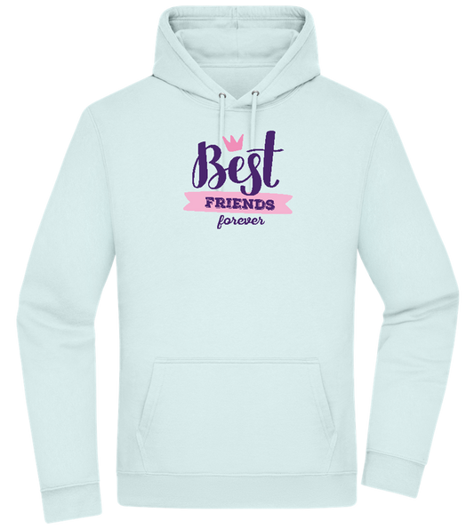 BFF Crown Design - Premium Essential Unisex Hoodie_ARCTIC BLUE_front